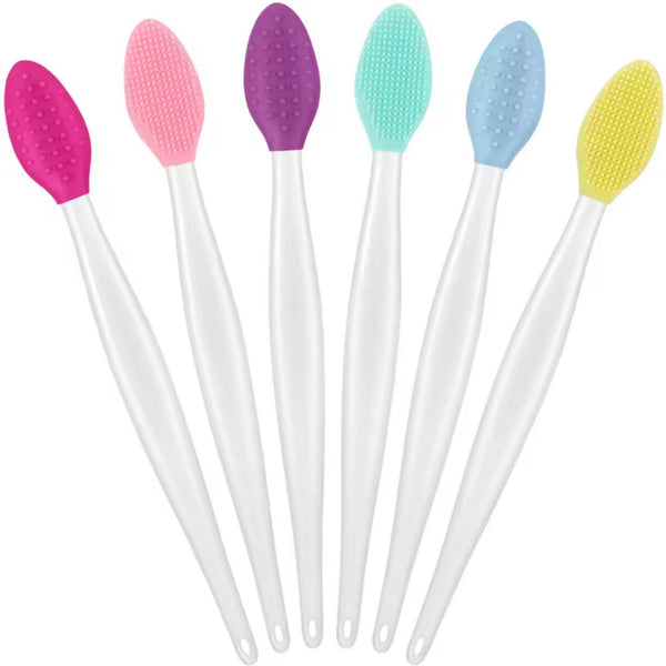 Silicone lip brush