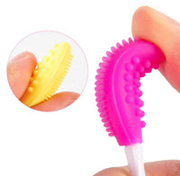 Silicone lip brush